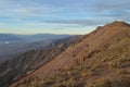 Sunset at Dante`s View in Death Valley California Royalty Free Stock Photo