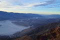 Sunset at Dante`s View in Death Valley California Royalty Free Stock Photo