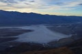 Sunset at Dante`s View in Death Valley California Royalty Free Stock Photo