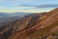 Sunset at Dante`s View in Death Valley California Royalty Free Stock Photo