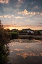 Sunset in Danube Delta