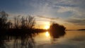 Sunset in Danube Delta