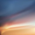 Sunset, dawn sky with colorful clouds Royalty Free Stock Photo