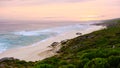 Sunset at De Hoop Nature reserve South Africa Western Cape Royalty Free Stock Photo