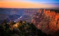 Sunset at Desert View, Grand Canyon National Park, Arizona Royalty Free Stock Photo