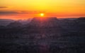 Sunset at Desert View, Grand Canyon National Park, Arizona Royalty Free Stock Photo