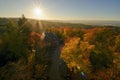 Sunset on the Diana lookout tower