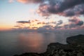 Sunset on dingli cliffs