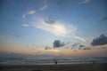 Sunset, Diveagar beach, Maharashtra Royalty Free Stock Photo