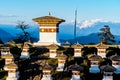 Sunset on Dochula Pass with Himalaya in background - Bhutan