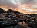 Sunset by the dock.