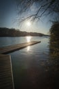 Sunset Dock Royalty Free Stock Photo