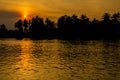 Sunset on Don Khone Laos