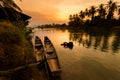 Sunset on Don Khone Laos