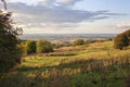 Sunset at Dovers Hill near Chipping Campden, Cotswolds, Gloucestershire, England Royalty Free Stock Photo