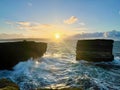 Sunset Downpatrick Head, County Mayo, Ireland