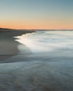 Sunset at Druridge Bay. Northumberland. England. UK. Royalty Free Stock Photo