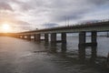 Sunset Dundee Bridge, Scotland