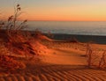 Sunset on Dunes Royalty Free Stock Photo