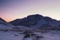 Sunset in Eastern Sayan mountains. Altai. Royalty Free Stock Photo