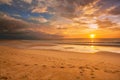 Sunset ebb Royalty Free Stock Photo