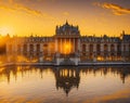 Sunset Elegance: Palace of Versailles