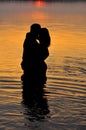 Sunset Embrace Royalty Free Stock Photo