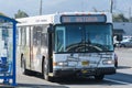 Sunset Empire Transportation District bus at stop in Seaside Oregon