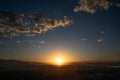 Sunset at Ensign Peak Trail