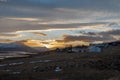 Sunset in Eyjafjordur, Iceland