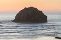 Sunset at face rock Royalty Free Stock Photo