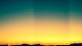 Sunset Fade, with silhouette Royalty Free Stock Photo