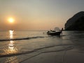 Sunset at Farang Beach Royalty Free Stock Photo