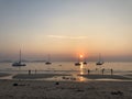 Sunset at Farang Beach Royalty Free Stock Photo