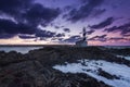 Sunset from Favaritx lighthouse in Menorca (Spain)