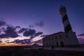 Sunset from Favaritx lighthouse in Menorca (Spain)