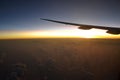 Sunset at 38000 feet