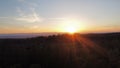 Sunset from 2300 feet up in the airdrone image