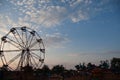 Sunset Ferris Wheel ride in Bulawayo in Zimbabwe Royalty Free Stock Photo