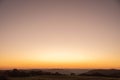 Sunset in the fields of the City of Itaara RS Brazil