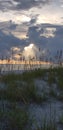 Sunset in flora-bama Royalty Free Stock Photo