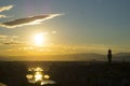 Sunset in Florence Royalty Free Stock Photo