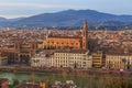 Sunset at Florence, Toscana, Italy Royalty Free Stock Photo