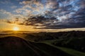 Sunset at the forgotten highway of New Plymouth