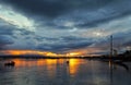 Sunset on Forth Royalty Free Stock Photo