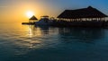 Sunset at Four Seasons Resort Maldives at Kuda Huraa