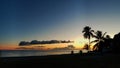 Sunset at Frigate Bay Royalty Free Stock Photo