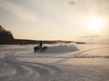 Frozen winter lake Royalty Free Stock Photo