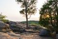 Sunset at Garden of the Gods Royalty Free Stock Photo