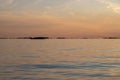 Sunset on Georgian Bay on a calm summer evening Royalty Free Stock Photo